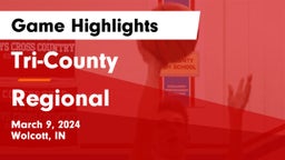 Tri-County  vs Regional Game Highlights - March 9, 2024