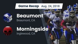 Recap: Beaumont  vs. Morningside  2018