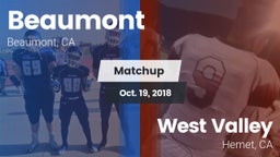 Matchup: Beaumont  vs. West Valley  2018