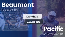 Matchup: Beaumont  vs. Pacific  2019