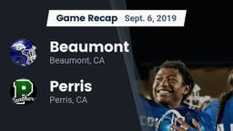 Recap: Beaumont  vs. Perris  2019