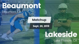 Matchup: Beaumont  vs. Lakeside  2019