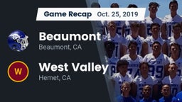 Recap: Beaumont  vs. West Valley  2019