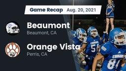 Recap: Beaumont  vs. Orange Vista  2021