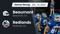 Recap: Beaumont  vs. Redlands  2022