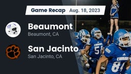 Recap: Beaumont  vs. San Jacinto  2023