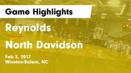 Reynolds  vs North Davidson  Game Highlights - Feb 3, 2017
