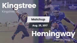 Matchup: Kingstree High vs. Hemingway  2017