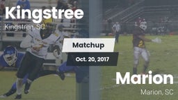 Matchup: Kingstree High vs. Marion  2017