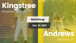 Matchup: Kingstree High vs. Andrews  2017