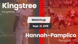 Matchup: Kingstree High vs. Hannah-Pamplico  2018