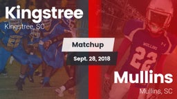 Matchup: Kingstree High vs. Mullins  2018