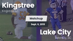 Matchup: Kingstree High vs. Lake City  2019
