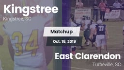 Matchup: Kingstree High vs. East Clarendon  2019