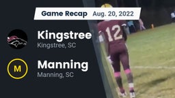Recap: Kingstree  vs. Manning  2022