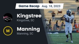 Recap: Kingstree  vs. Manning  2023