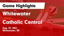 Whitewater  vs Catholic Central Game Highlights - Aug. 29, 2021