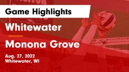 Whitewater  vs Monona Grove  Game Highlights - Aug. 27, 2022