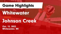 Whitewater  vs Johnson Creek Game Highlights - Oct. 13, 2022