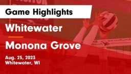 Whitewater  vs Monona Grove  Game Highlights - Aug. 25, 2023