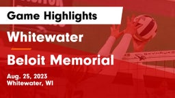 Whitewater  vs Beloit Memorial  Game Highlights - Aug. 25, 2023