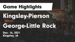 Kingsley-Pierson  vs George-Little Rock  Game Highlights - Dec. 16, 2021
