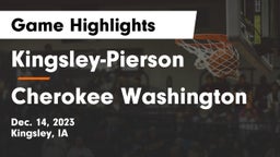 Kingsley-Pierson  vs Cherokee Washington  Game Highlights - Dec. 14, 2023