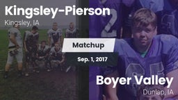 Matchup: Kingsley-Pierson vs. Boyer Valley  2017