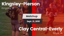 Matchup: Kingsley-Pierson vs. Clay Central-Everly  2018