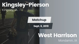 Matchup: Kingsley-Pierson vs. West Harrison  2019