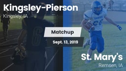 Matchup: Kingsley-Pierson vs. St. Mary's  2019