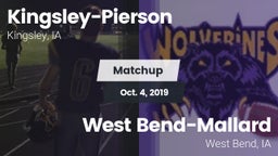 Matchup: Kingsley-Pierson vs. West Bend-Mallard  2019