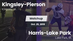 Matchup: Kingsley-Pierson vs. Harris-Lake Park  2019