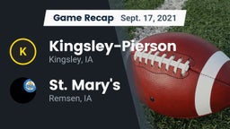 Recap: Kingsley-Pierson  vs. St. Mary's  2021