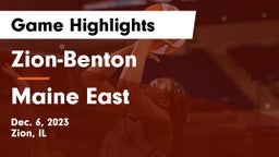 Zion-Benton  vs Maine East  Game Highlights - Dec. 6, 2023