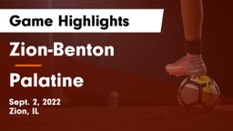 Zion-Benton  vs Palatine  Game Highlights - Sept. 2, 2022