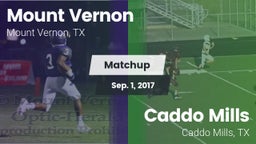 Matchup: Mount Vernon High vs. Caddo Mills  2017