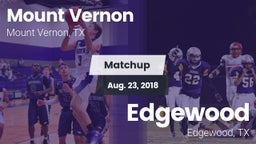 Matchup: Mount Vernon High vs. Edgewood  2018