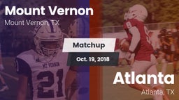Matchup: Mount Vernon High vs. Atlanta  2018