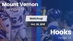 Matchup: Mount Vernon High vs. Hooks  2018