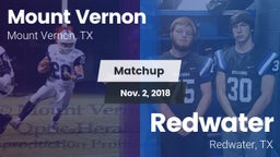 Matchup: Mount Vernon High vs. Redwater  2018