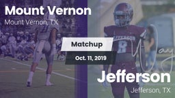 Matchup: Mount Vernon High vs. Jefferson  2019