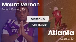 Matchup: Mount Vernon High vs. Atlanta  2019