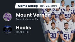 Recap: Mount Vernon  vs. Hooks  2019