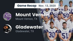 Recap: Mount Vernon  vs. Gladewater  2020