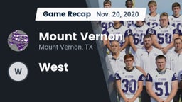 Recap: Mount Vernon  vs. West  2020