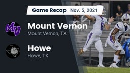Recap: Mount Vernon  vs. Howe  2021