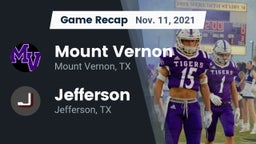 Recap: Mount Vernon  vs. Jefferson  2021