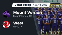 Recap: Mount Vernon  vs. West  2022