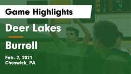 Deer Lakes  vs Burrell  Game Highlights - Feb. 2, 2021